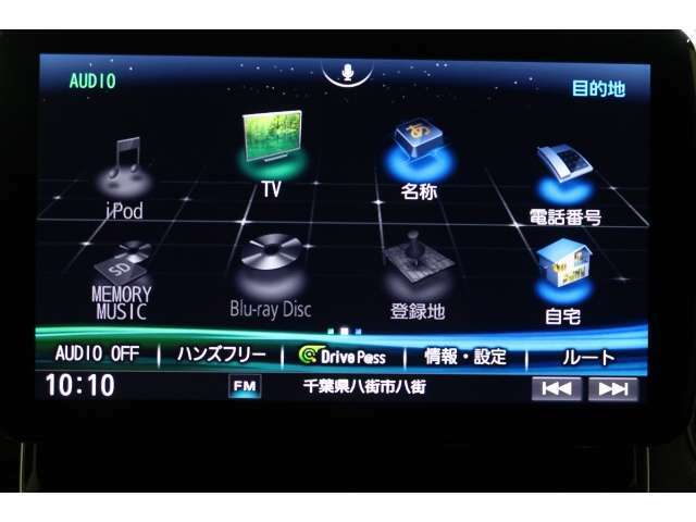 ナビゲーションももちろん装備☆多彩な機能で快適ドライブをアシスト☆オーディオ機能も充実していますね☆