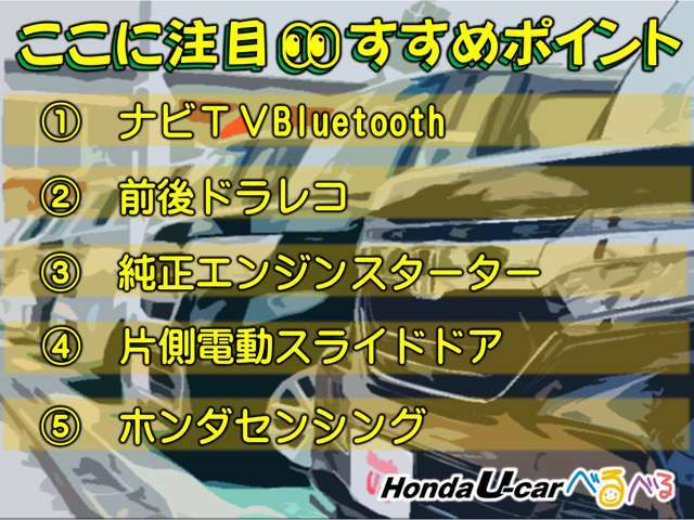 ホンダ中古車専門店だからできる高価査定にご期待くださいませ。