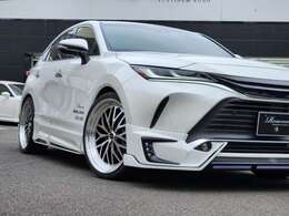 ROWENエアロKIT！フロントハーフスポイラー、マークレスグリス、サイドステップ、リヤハーフスポイラー！モデリスタサイドスカート！4本出しマフラー、BLITZ車高調、22インチAW