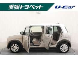 広い開口部で乗り降りラクラク♪