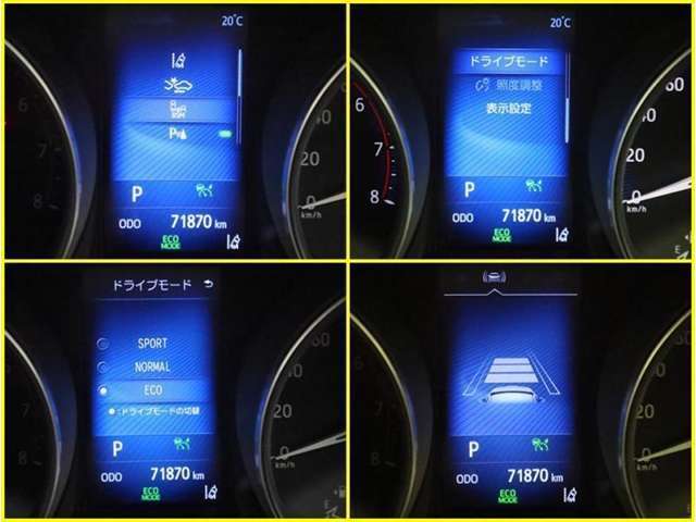 トヨタの安全装備TSSです。衝突被害軽減ブレーキシステム、車線逸脱予防機能、オートマチックハイビームが付いています。機能を過信されないよう、安全運転でお願い致します！