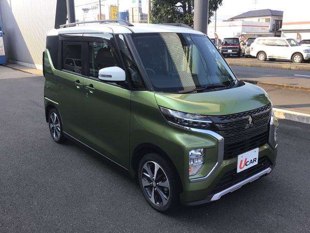 静岡インター道理沿いに中古車展示場を完備。