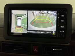 バックカメラ、パノラミックビューモニター付きで視界良好