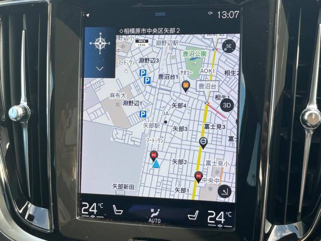 【9インチタッチスクリーン純正HDDナビ】「Apple　Car　Play」「Android　Auto」対応のボルボ先進ナビゲーション「SENSUS」。最新地図データへ無料更新してお渡しします。