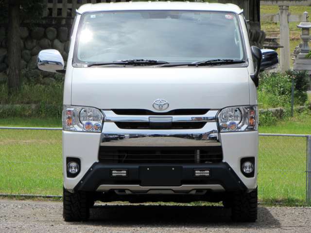 【5型2.8ディーゼル4WD寒冷地】スーパーGL　パール　TSS衝突軽減　TRDスポーツバケットシート＆バンパーガード＆赤マッドフラップ　カロッツェリアBtオーディオフルセグナビ
