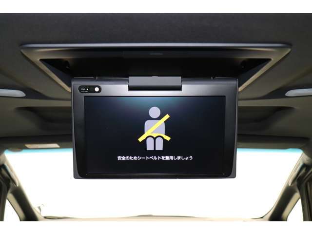 リヤモニターもついてます。お子様も退屈せずドライブできます。