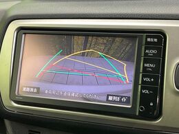 【バックカメラ】駐車時に後方がリアルタイム映像で確認できます。大型商業施設や立体駐車場での駐車時や、夜間のバック時に大活躍！運転スキルに関わらず、今や必須となった装備のひとつです！