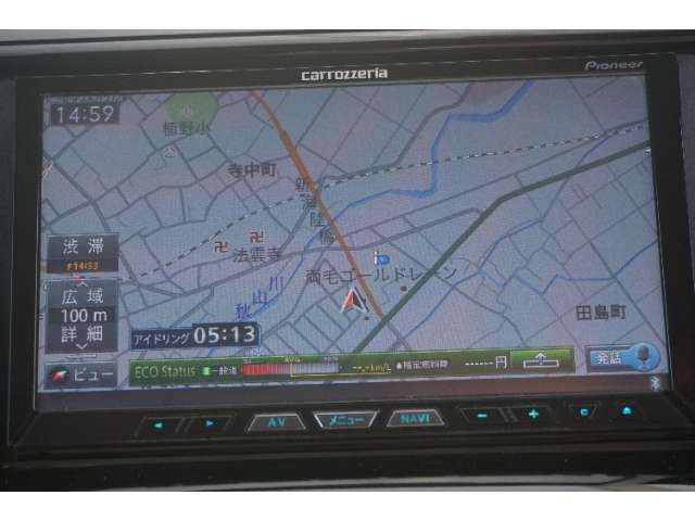 【ナビゲーション】ナビゲーションは、パイオニアの『カロッツェリア AVIC-ZH09』を装備。
