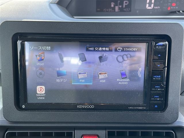 【オーディオソース】CD、DVD、Bluetooth、AM、FMが使えます！テレビも視聴できます♪車内のエンタメもバッチリです♪