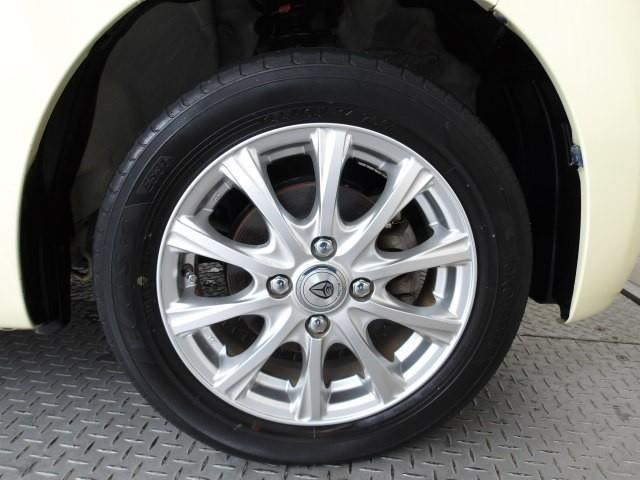 社外14インチアルミ！タイヤサイズは155/65R14です
