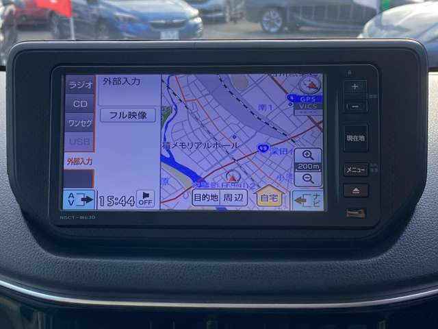 ドライブには必需品！！純正SDナビ付きです！ワンセグTVも視聴可能です！！
