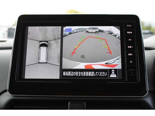 アラウンドモニターを装備！駐車の際、これがあれば運転に自信が無い方も安心です！一度使うと手放せない装備です！