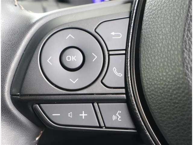 ステアリングスイッチも付いているので運転中もオーディオの操作が出来ます