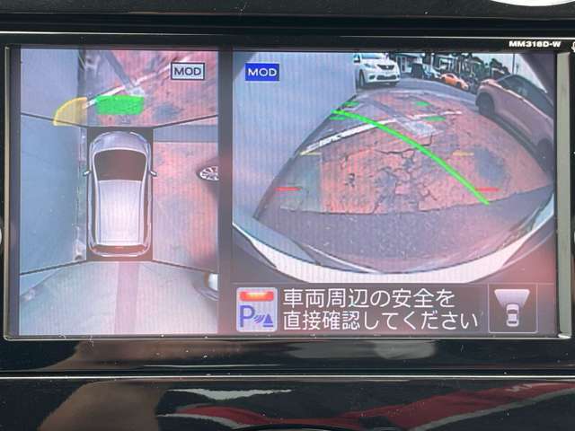 フロント、サイドカメラ付きで幅寄せもラクラク！