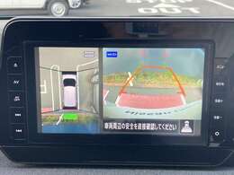 アラウンドビューモニター付です。上から丸見え、車庫入れも安心！