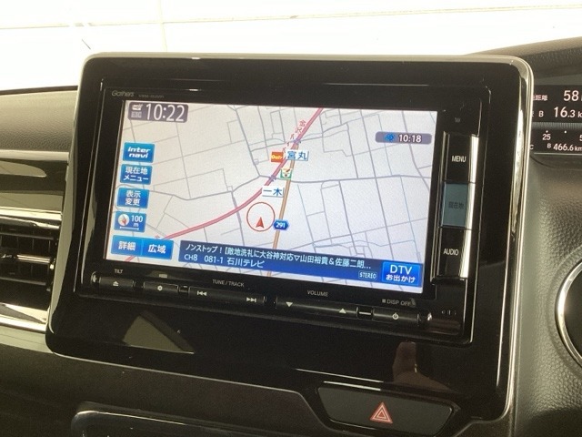 ギャザズナビ搭載です。知らない道も安心ですね！