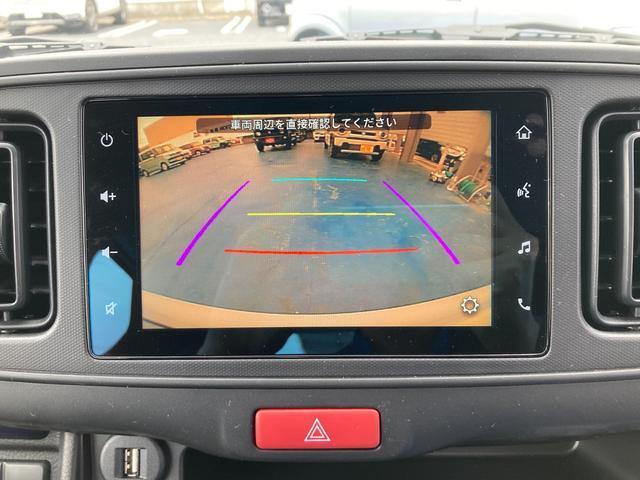 ”バックカメラを装備しています。サイドミラーだけでは見えにくい　車両真後ろの確認ができます。駐車をサポートします。”