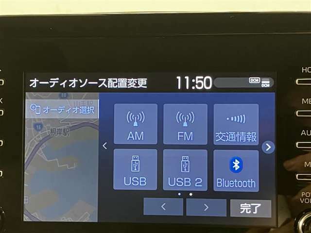 Bluetooth接続可能なナビゲーションになります。ハンズフリーも搭載されています。