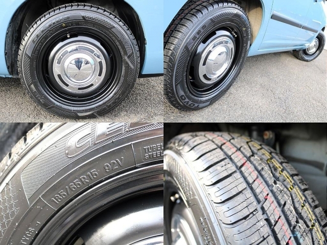 DEANクロスカントリー15インチアルミホイール＆TOYO185タイヤを新品でご用意しました！クラシックなデザインで大人気のホイールなので、このEURO BOXにもピッタリです♪