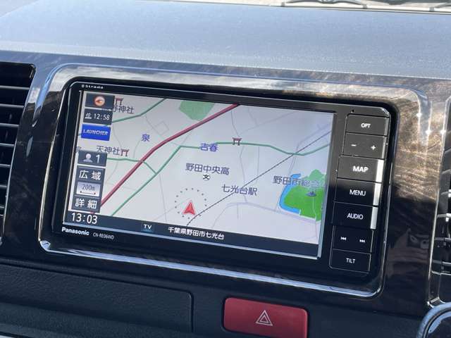 パナソニック製ナビ（フルセグTV/CD/DVD/Bluetooth/MSV対応）