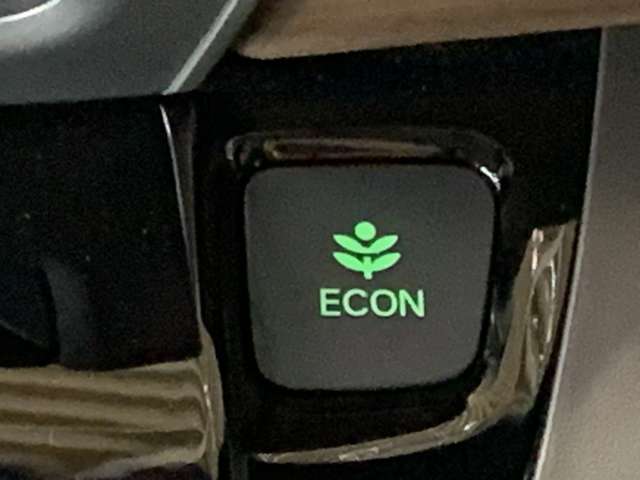 ご存知ECONスイッチを装備！エアコンとパワー出力を抑えてよりエコなドライブを可能にする魔法のスイッチです！