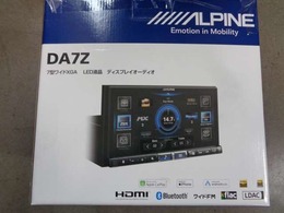 新品にてアルパイン(ALPINE) 7インチディスプレイオーディオ DA7Z を取付ですが他メーカーのナビにも変更可能です。ご希望あればお問い合わせ下さい♪