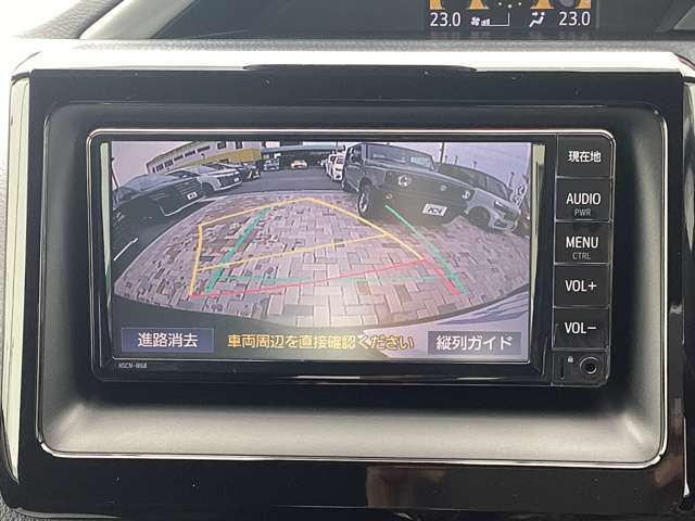 バックカメラ付きです！後退時も安心！