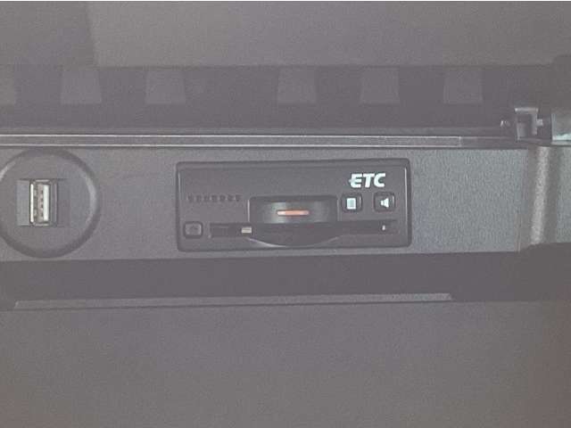 ETCも装備済み。スムーズなご移動に必須アイテムですね！