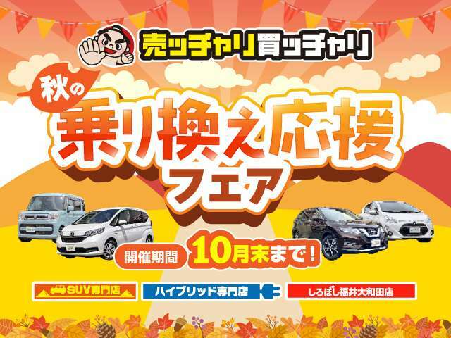 SUV専門店！人気車種のハリアー・CX-5に加えCX-3やC-HRなどのコンパクトSUV系まで車種豊富に取り揃えております！