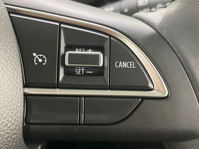 【クルーズコントロール】高速道路もラクラク走行。アクセルを離しても一定速度で走行ができ、長距離運転時の負担を軽減！加速・減速も簡単なスイッチ操作で調整できます。