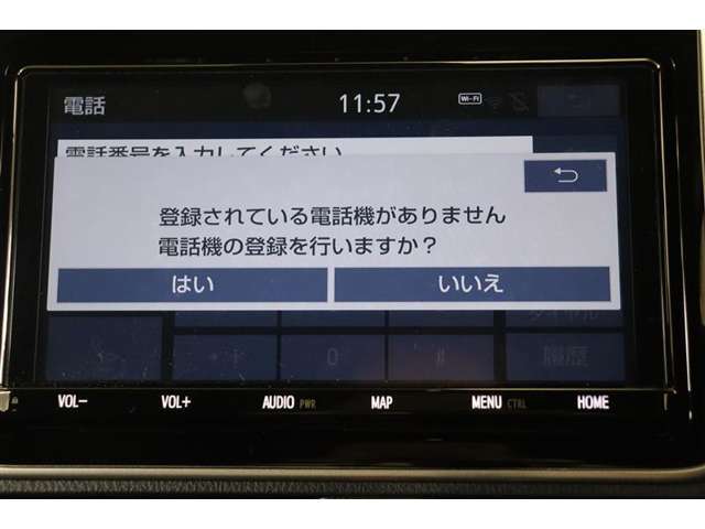 Bluetooth機能搭載。車とスマホやiPhoneをペアリングしておけばハンズフリー電話はもちろん、スマホやiPhone内の音楽を車のスピーカーで流すこともできますよ。