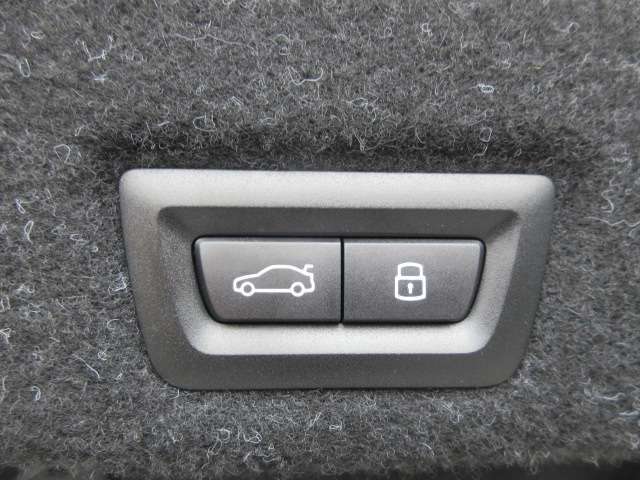 電動リアゲート装備です。バンパー下でのキックスイッチも装備されております。