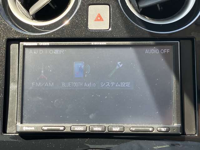 Bluetooth接続ができるので音楽再生、ハンズフリー電話ができます。TV、ラジオ、CD・DVD再生も！