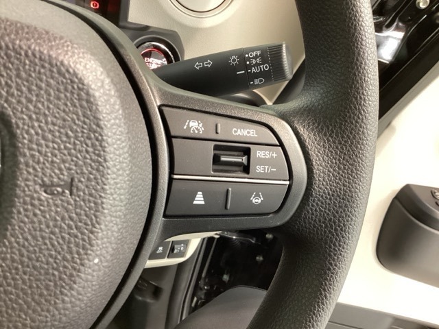 クルーズコントロールを装備しています。高速道路などで一定の速度で走ってくれるので運転が楽ですよ！速度を設定できますので、スピードの出しすぎにも注意できます。