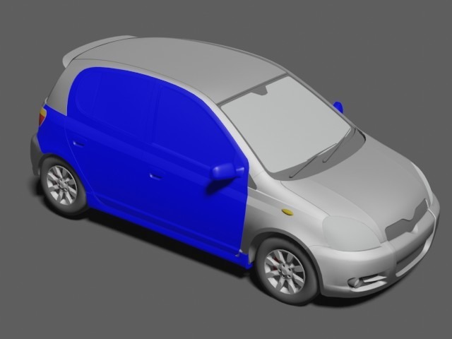 青い箇所が板金箇所、赤い箇所は部品交換部分になります。一部車両は入庫時の画像もご確認出来るケースも御座いますので詳しくはスタッフまでお問い合わせ下さい！