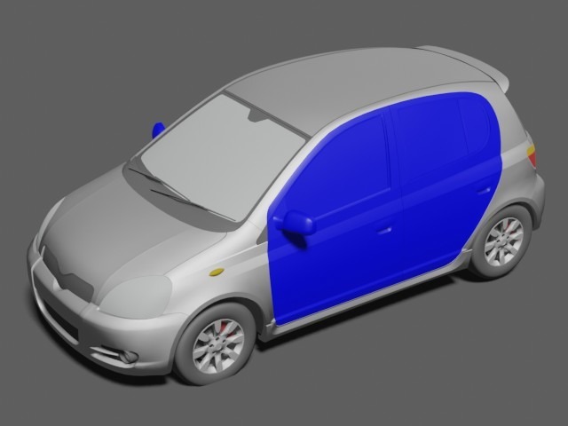 青い箇所が板金箇所、赤い箇所は部品交換部分になります。一部車両は入庫時の画像もご確認出来るケースも御座いますので詳しくはスタッフまでお問い合わせ下さい！