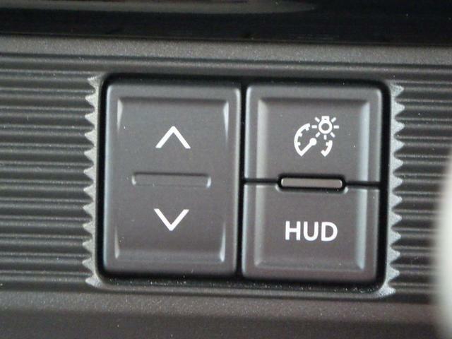 ヘッドアップディスプレイが搭載しています。運転に必要な情報をダッシュボード上にカラーで映し出します！