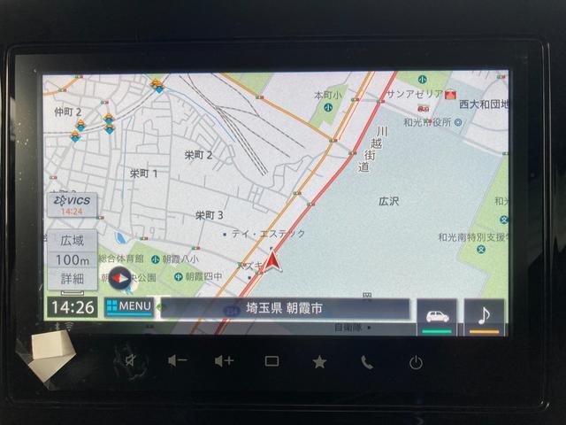 【ナビゲーション装着車】地図もはっきりと見やすいですね♪