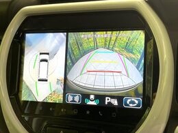 【全方位モニター用カメラ】専用のカメラにより、上から見下ろしたような視点で360度クルマの周囲を確認することができます☆死角部分も確認しやすく、狭い場所での切り返しや駐車もスムーズに行えます。