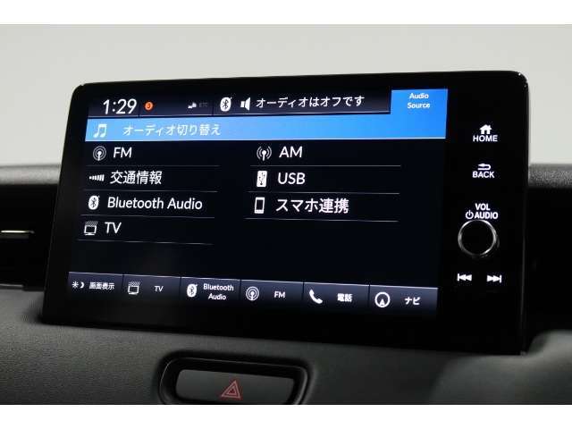 Honda CONNECT対応のディスプレイです。快適な操作性で使える機能が満載です♪