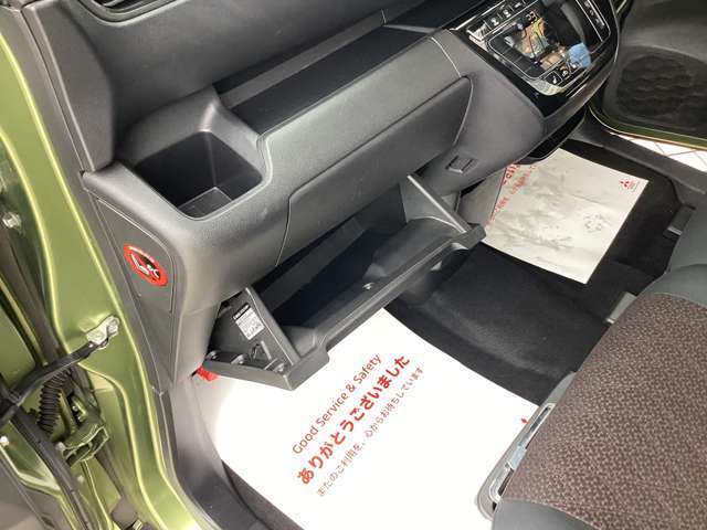 保管に便利な収納あり