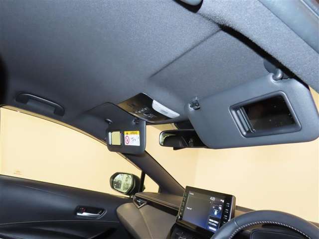 運転席・助手席バニティーミラー付きサンバイザー
