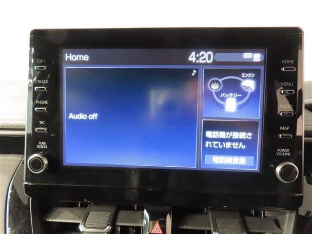 ディスプレイオーディオ【オーディオ・ビジュアル機能】AM/FMチューナー（ワイドFM対応）、BluetoothR対応（ハンズフリー/オーディオ）、USB入力（動画・音楽再生/給電）