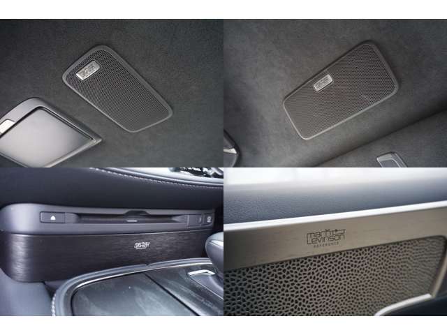 オーディオはハイエンドオーディオの『マークレビンソン』です！23個のスピーカーで構成するシステム。『3Dサラウンドサウンドシステム』！！