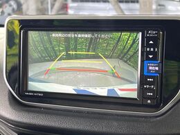 【バックカメラ】駐車時に後方がリアルタイム映像で確認できます。大型商業施設や立体駐車場での駐車時や、夜間のバック時に大活躍！運転スキルに関わらず、今や必須となった装備のひとつです！