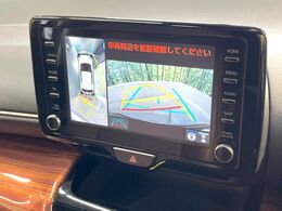 【パノラミックビューモニター】専用のカメラにより、上から見下ろしたような視点で360度クルマの周囲を確認することができます☆死角部分も確認しやすく、狭い場所での切り返しや駐車もスムーズに行えます。