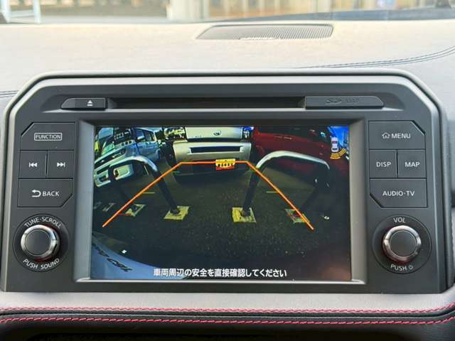 バックビューモニターで駐車の際に後方確認がしやすいです。