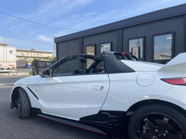 ホンダ S660 α 6MT 56,229km修復あり BLITZ車高調/BLITZエアクリーナー/BLITZブローオフバルブ/RAYSホイール/ロッソモデロマフラー/社外エアロ/バックカメラ/Bluetooth/ETC