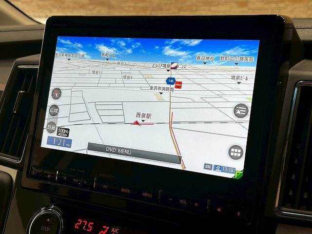 【純正メーカーナビ】装備でフルセグTV視聴やBluetooth等充実装備。