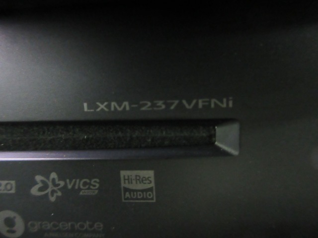 ナビの型式はLXM-237VFNiになります。